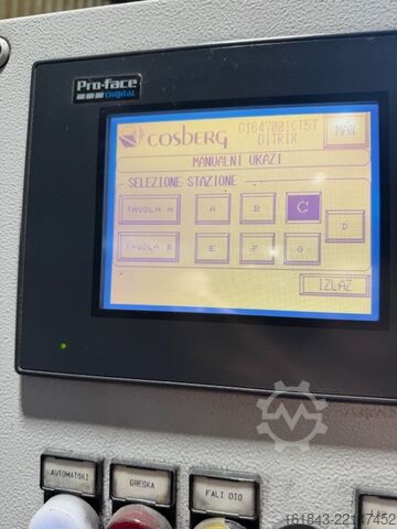 Robot til montering af hjørnebeslag på aluminiumprofiler Cosberg Tavola Rotante