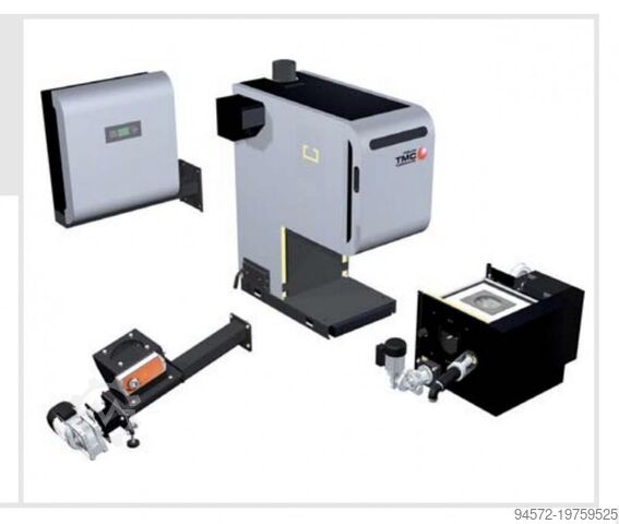 Verwarmingsinstallatie, houtsnipperverwarming Fröling Turbomatic TMC 35 kW + Raumaustragung