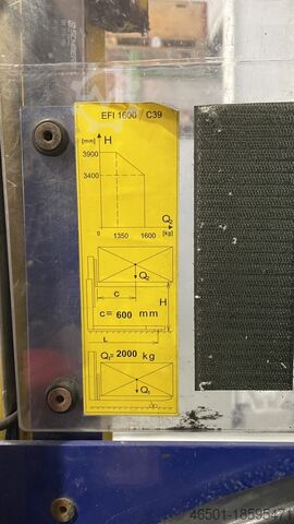 Hoogheffende truck Stöcklin EFI 1600