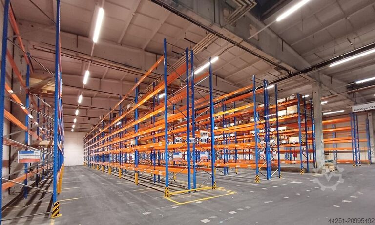 36 m palletstelling, 6 m hoog, 6 niveaus Stow Pal Rack