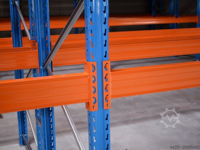 36 m palletstelling, 6 m hoog, 6 niveaus Stow Pal Rack