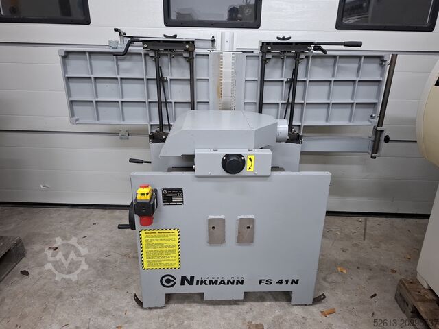 Combiné dégauchisseuse-raboteuse & raboteuse à épaisseur Nikmann FS 41N