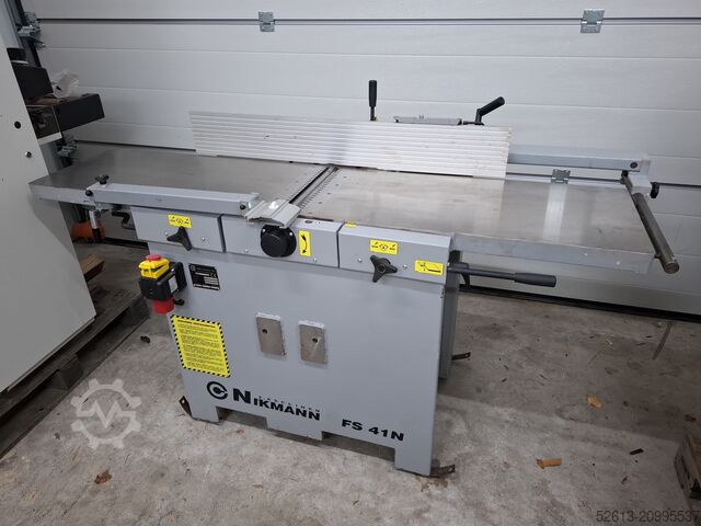 Combiné dégauchisseuse-raboteuse & raboteuse à épaisseur Nikmann FS 41N