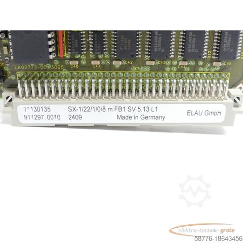 Component Elau SX-1/22/1/0/8 m FB1 SV 5.13 L1 Id. 11130135 SN:911297.0010 - ungebr.! -