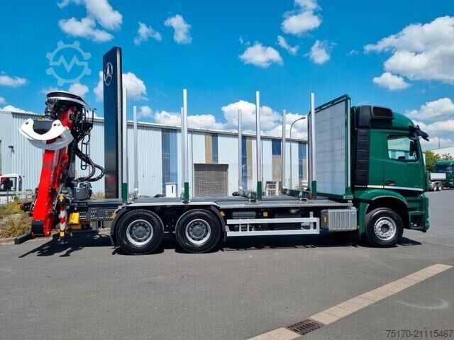 Přepravník dřeva Mercedes-Benz Arocs 2651L 6x4 Palfinger-EPSILON Y Crane M12Z91