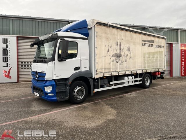 Plattewagen met zeil MERCEDES-BENZ Antos 1835*Klima*Bär-LBW*Kamera*Walther-Aufbau*