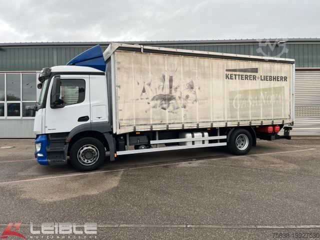 Plattewagen met zeil MERCEDES-BENZ Antos 1835*Klima*Bär-LBW*Kamera*Walther-Aufbau*