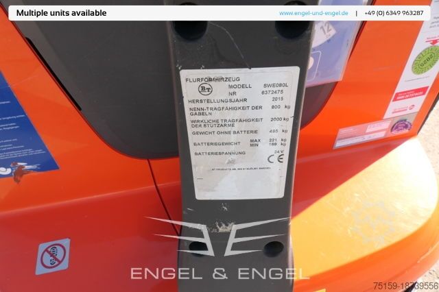 Manual stacker bt SWE 080L