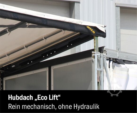 Open oplegger met zeil FLIEGL 3-Achs Gardine zum Aufbau
