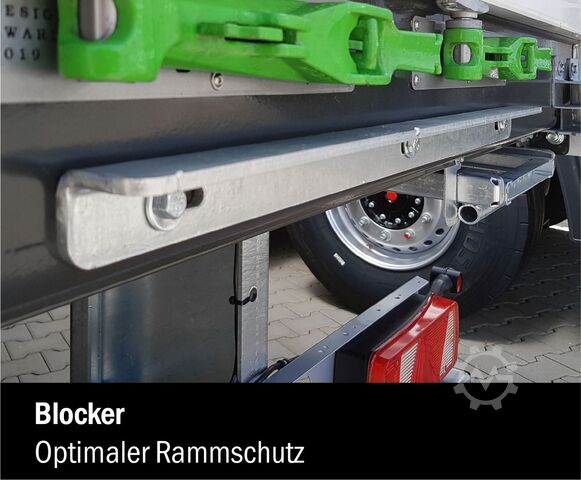 Open oplegger met zeil FLIEGL 3-Achs Gardine zum Aufbau