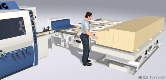 Scorniciatore Weinig E3 infeed + A3 outfeed