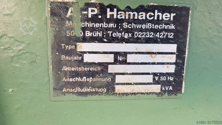 Mot. tank, - ketel draai-inrichting HAMACHER RB-AFV / FV 250