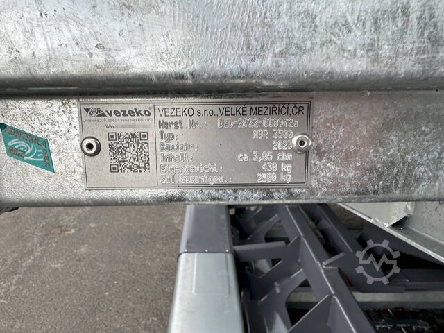 Sonstige Vezeko KONOS 35 MULDE 58CM 297X178CM 3500KG MULDENKIP.