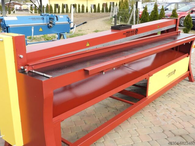Guillotine saks Prod Masz Abkantbank24 Tafelschere manuelle Schlagschere 3m - 1.2mm