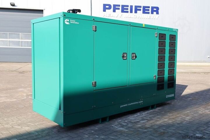 Generator set Cummins C110D5Q Declaration of Conformity, Diesel, 110kVA,
