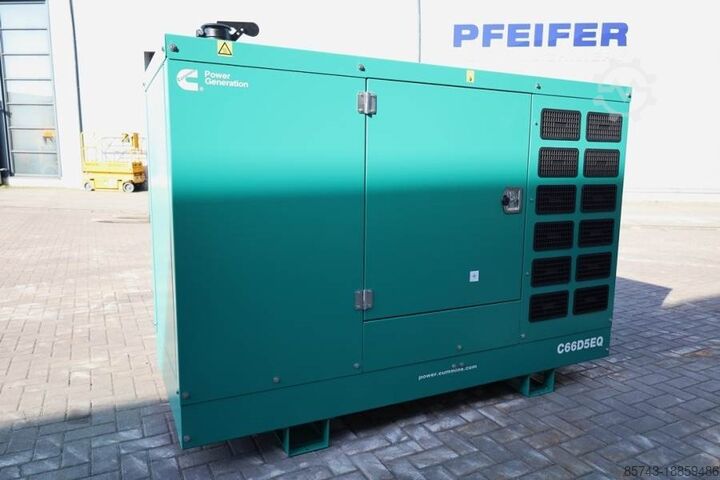 Generator set Cummins C66D5EQ Declaration of Conformity, Diesel, 66kVA,