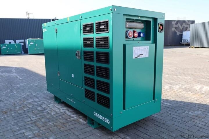 Generator set Cummins C66D5EQ Declaration of Conformity, Diesel, 66kVA,