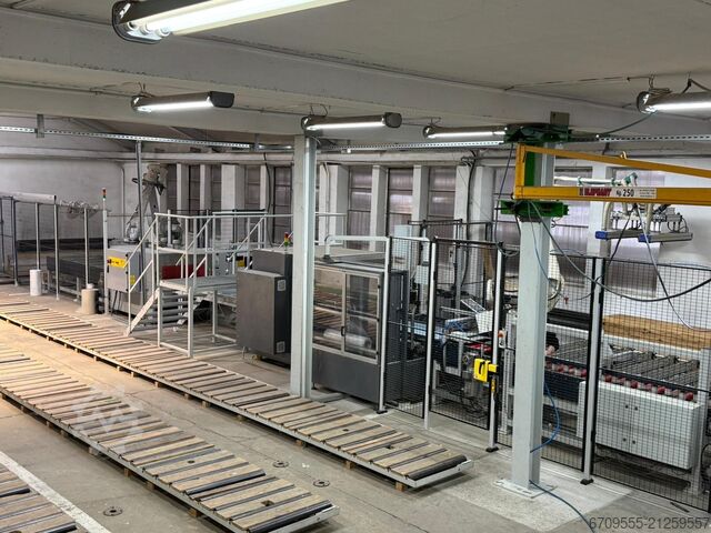 Packing machine PABLO+IMPACK HYBRID+ABB ROBOTY Automat Linia do pakowania płyt i blatów