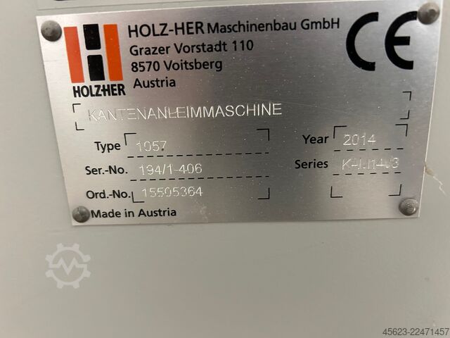 Kantenanleimmaschine Holz-Her Streamer 1057