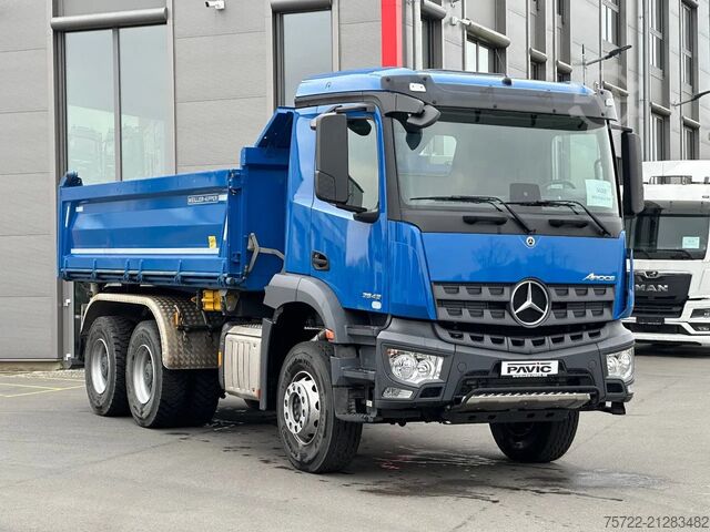 3 oldalú billenő Mercedes-Benz Arocs 2643 6x4 Dreiseitenkipper Meiller SOFORT