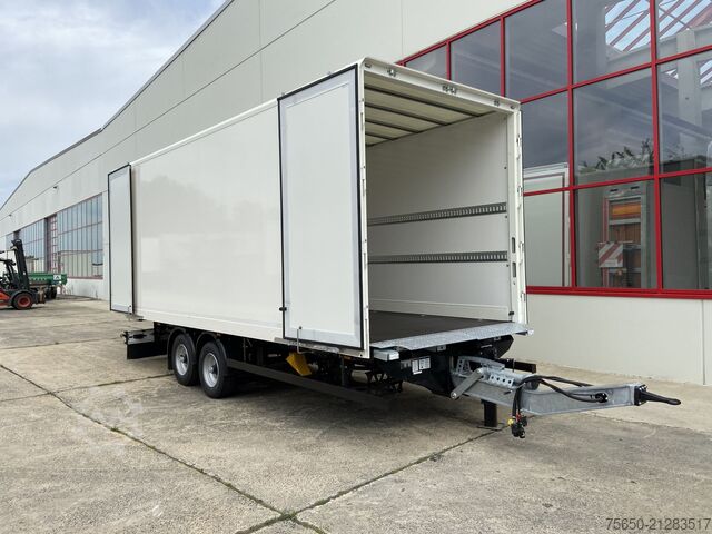 Remolque caja Möslein TKO 105 D 7m weiß  Tandem- Koffer, Durchladbar, -- Neufahrzeug --