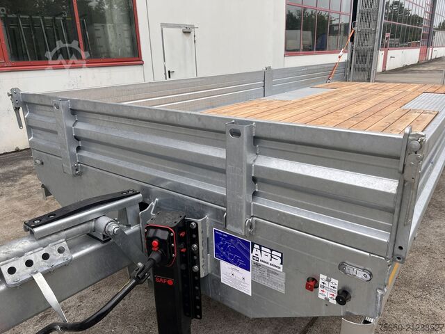 Low loader trailer Möslein TTT 11- 7,28  Neuer Tandemtieflader, 7,28 m Ladefläche