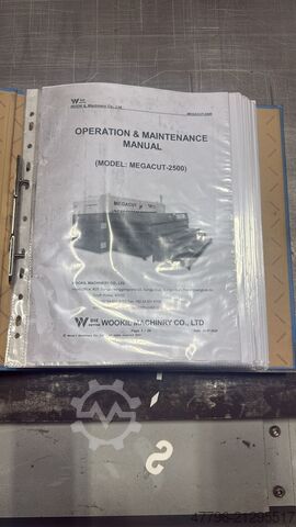 WOOKIL MEGACUT MC-2500 Die Cutter WOOKIL MC-2500