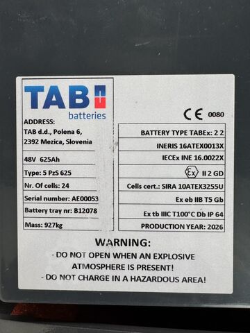 E 20 L - 386 / 02 Evo - Atex EX Proplan 2GD / Zone 1-21-22 !! NEW battery !! LINDE E 20 L - 386 / 02 Evo - Atex EX Proplan 2GD / Zone 1-21-22 !! NEW battery !!