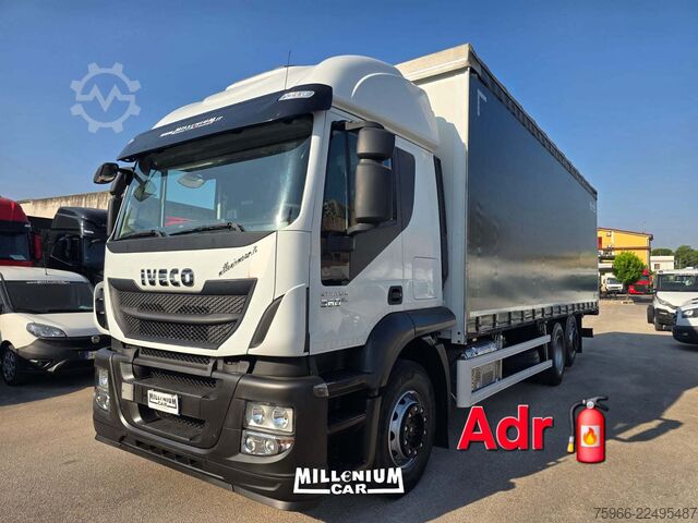 Ladbil med presenning IVECO STRALIS 260S36 CENTINATO M 8,30 EURO 6