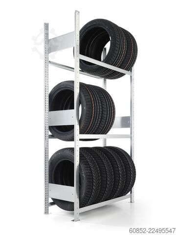 Modulaire plank ca. 34,56 lfm. Reifenregale META für bis zu 360 Reifen! Neuware
