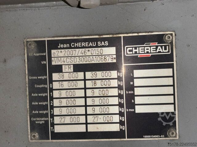 Gekoeld/bevroren transport CHEREAU CHEREAU+CARRIER VECTOR 1350