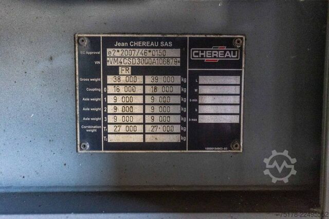 Gekoeld/bevroren transport CHEREAU CHEREAU+CARRIER VECTOR 1350