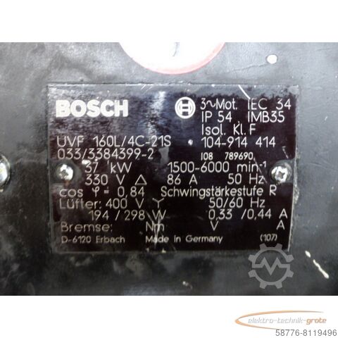 Control unit Bosch UVF 160L / 4C-21S - UVF 160L/4C-21S Servomotor