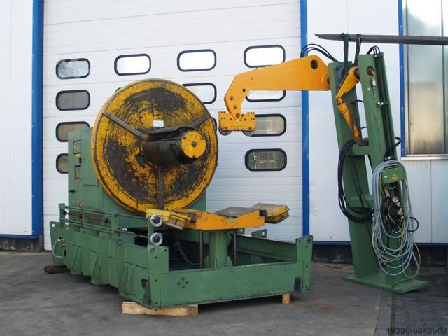 Auf- und Abwickelhaspel für Coilmaterial, Haspel für Bandanlage HMS BA 1.5-06/80