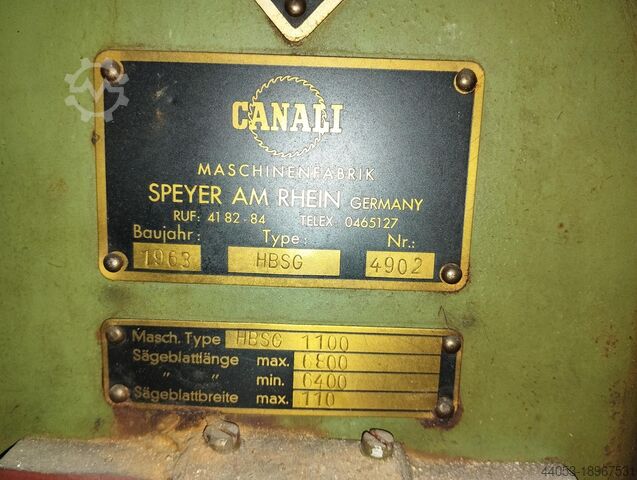 Trennsäge CANALI HBSG1100