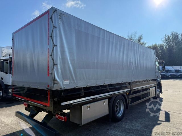 Flaklastbil med kapell MERCEDES-BENZ ACTROS 1832 L Pritsche/Plane 7,2 m+AHK*NL 10,2 T