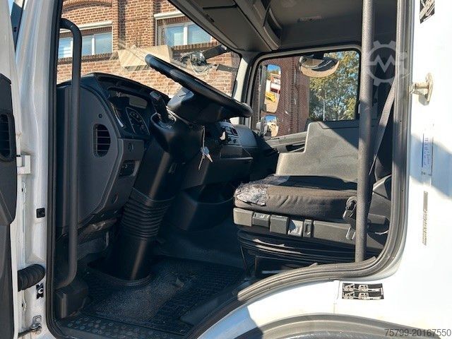 Vrachtauto met open laadbak MERCEDES-BENZ 1221 Pritsche + HIAB XS077 ES 3 - 4x2 weiß