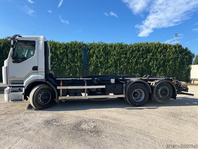 Φορτηγό γερανός roll-off RENAULT RENAULT PREMIUM 450 SCARRABILE FULL PNEUMATICO
