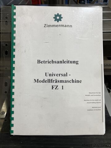Universele freesmachine Zimmermann FZ1