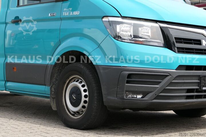 Kombi vozilo sa ceradom MAN TGE 3.180 4x4 Pritsche Plane Navi LBW Euro 6