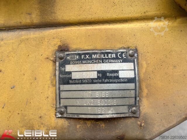 Billenőplatós furgon MERCEDES-BENZ Atego 815*Meiller*173 tkm*2x Anh.-Kupplung*
