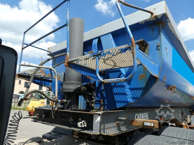 Autocarro con cassone ribaltab Carnehl CHKS/STH Stahlrundmulde