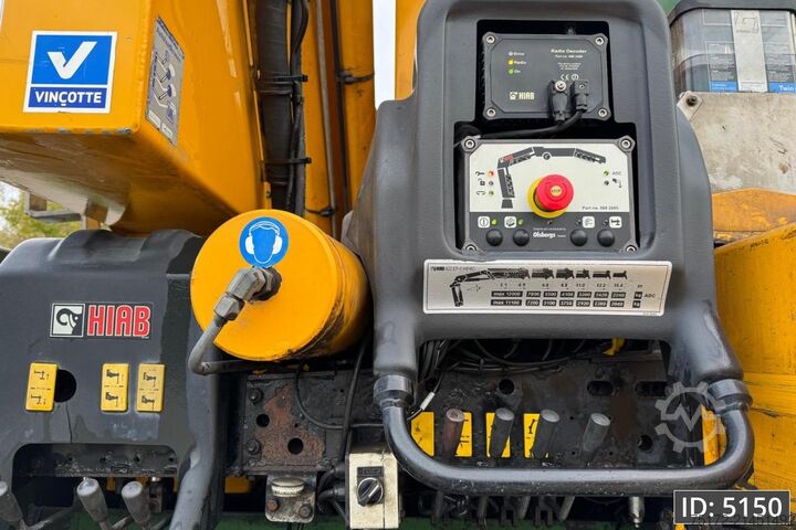 Vinç kamyonu DAF CF 85.410 SC, Euro 5, 8x2 / Hiab 422 EP5 + Radi...