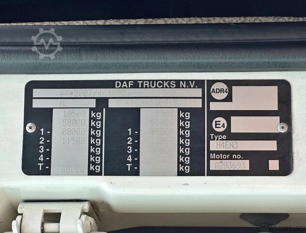 Standard SZM DAF XF 460 EURO 6 FT SSC 873.000 KM 2X TANKS TOP CON