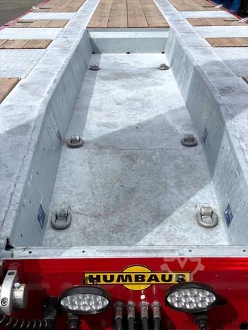 Låglastarsläpvagn HUMBAUR HTS30K, Baggermulde, Lenkachse, MIETEN?