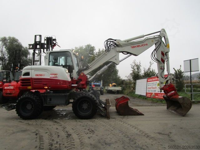 Mobilbagger Takeuchi TB295W - POWERTILT + Schnellwechsler + 3 Löffel