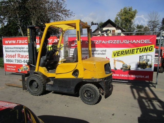 Dieselstapler Hyster 3 Ton.- Triplex-Freihub 4,8m - Seitenschieber