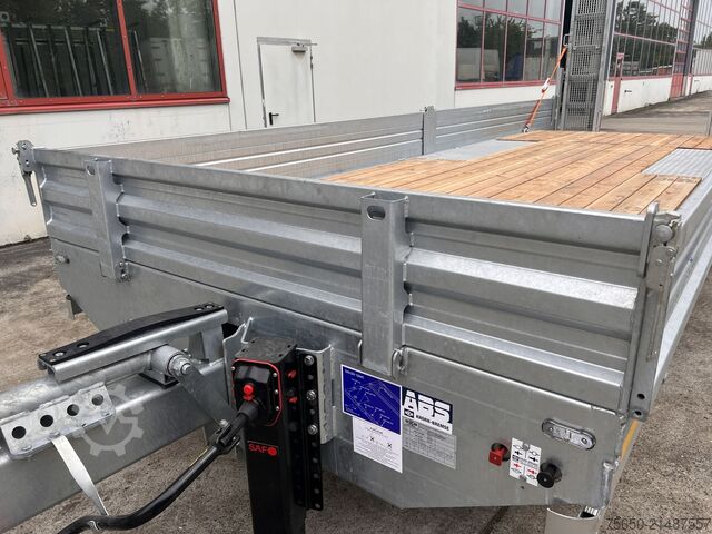 Lågbyggd trailer Möslein TTT 11- 7,28  Neuer Tandemtieflader, 7,28 m Ladefläche