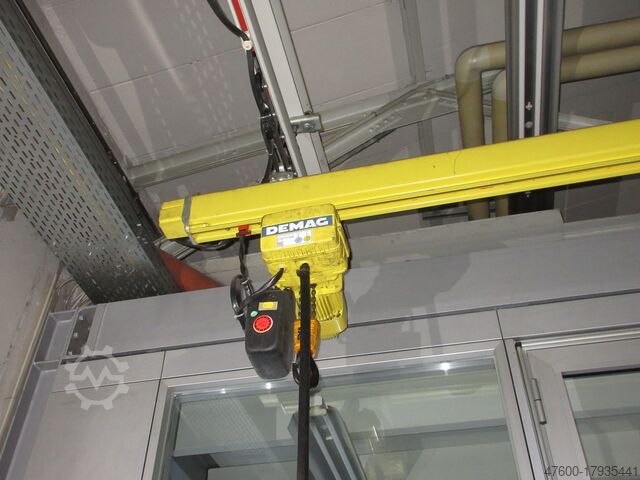 Daru előtető Daru Beltéri daru Daru kifutópálya Demag Kranbahn KBK2 500KG 9x7m Zub. Demag KBK II KBK1 500Kg DK Kettenzug