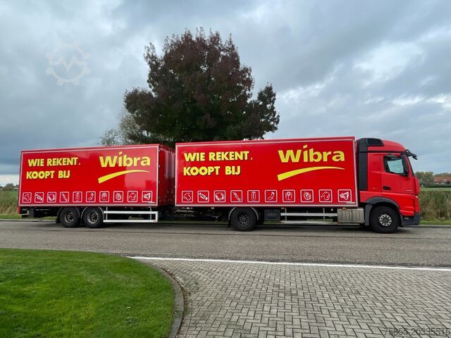 Kuffert Mercedes-Benz Actros 1936 Closed Box Combination / Hertogs Tr...
